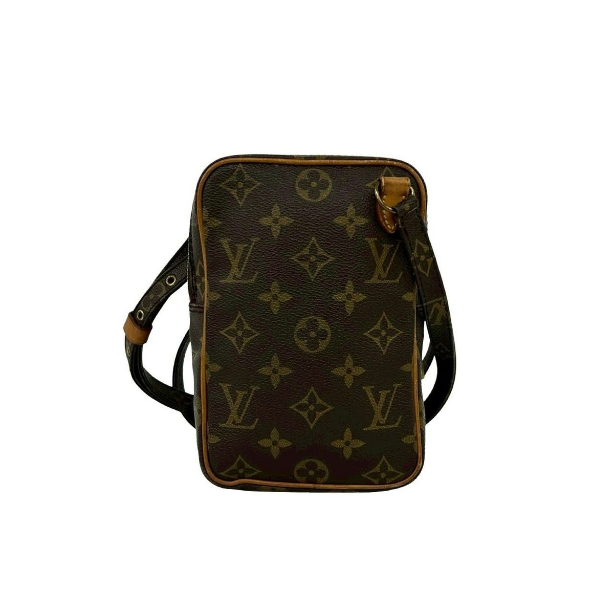Louis Vuitton Vintage Mini Amazon Monogram Leather Shoulder Bag Pochette Brown — view 3