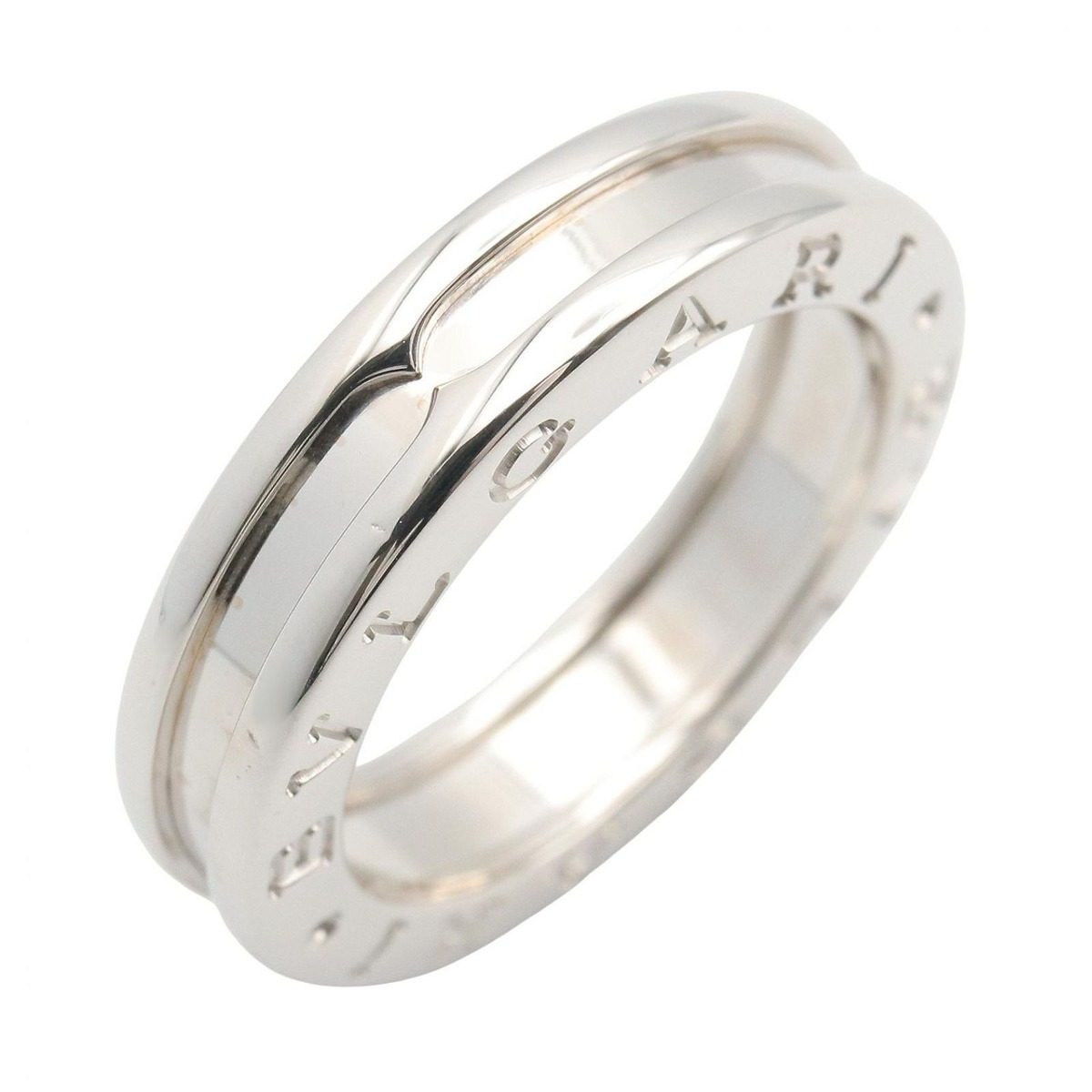 Bvlgari Ring Band 18k White Gold