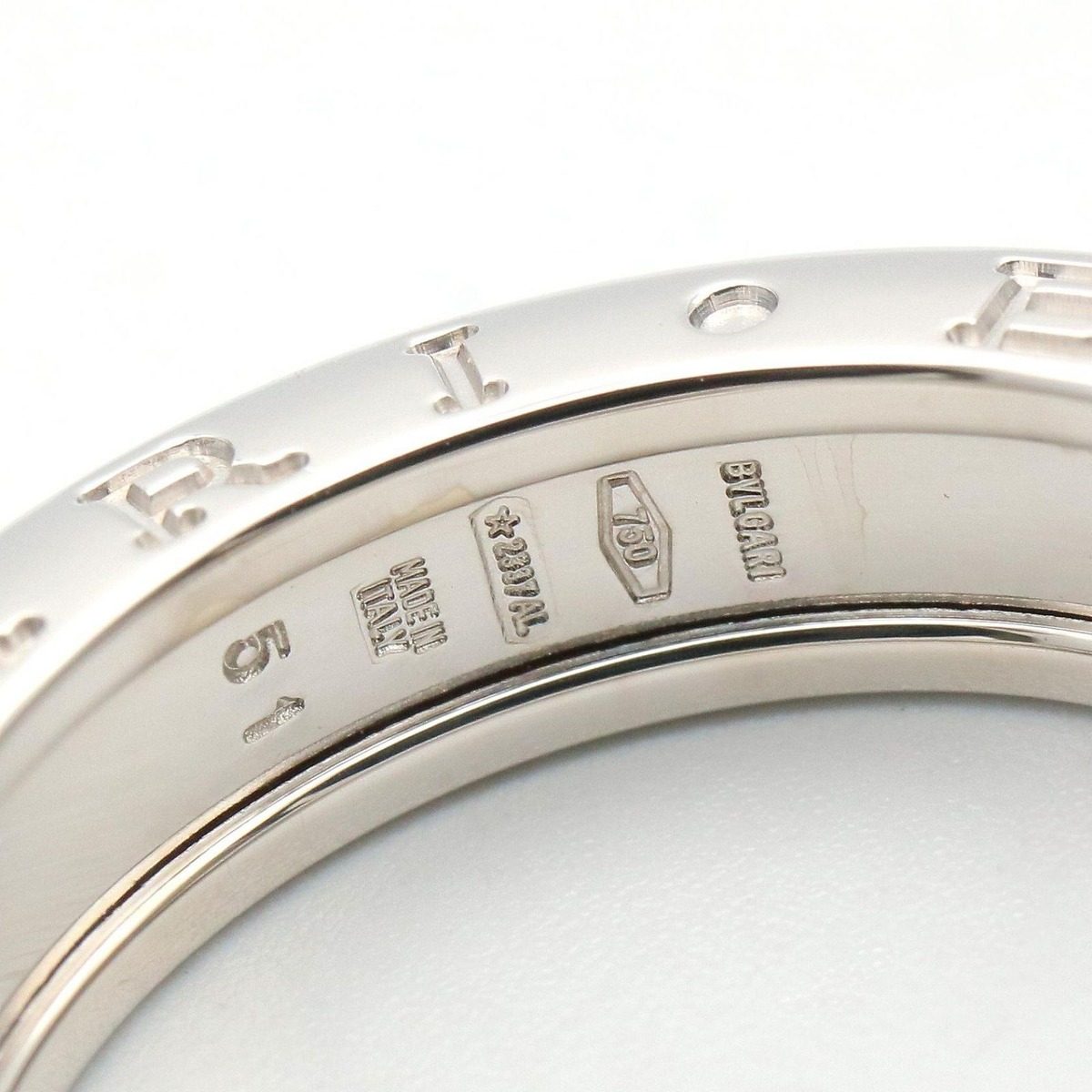 Bvlgari Ring Band 18k White Gold — view 5