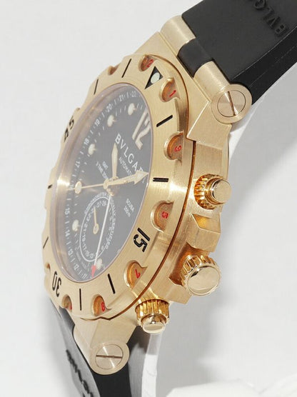 Bulgari Diagono Scuba GMT Sd38g Men's