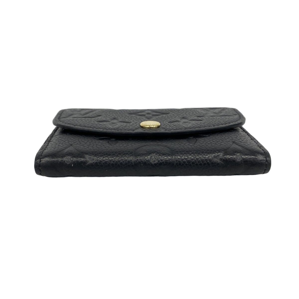 Louis Vuitton Card Case Monogram Empreinte Porte-Monnaie Rosalie Noir — view 2