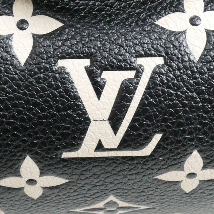 Louis Vuitton Speedy Bandoliere 20 Boston Bag Monogram Empreinte Black White