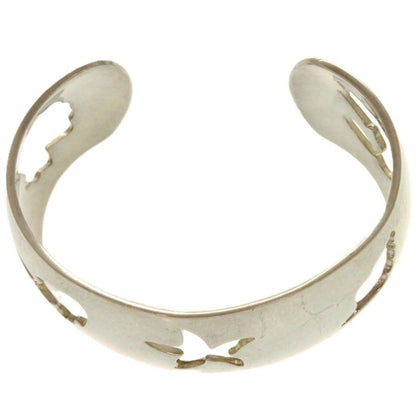 Hermes Silver Sea Motif Sea Silver 925 Bangle 1513 Herme