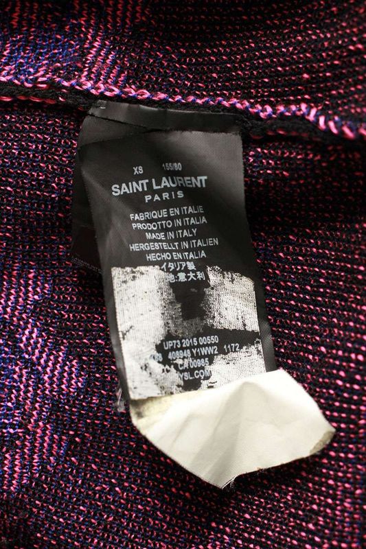 Saint Laurent Paris 408948 Y1ww2 Rose All-over Patterned Cardigan Men's XS