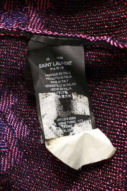 Saint Laurent Paris 408948 Y1ww2 Rose All-over Patterned Cardigan Men's XS