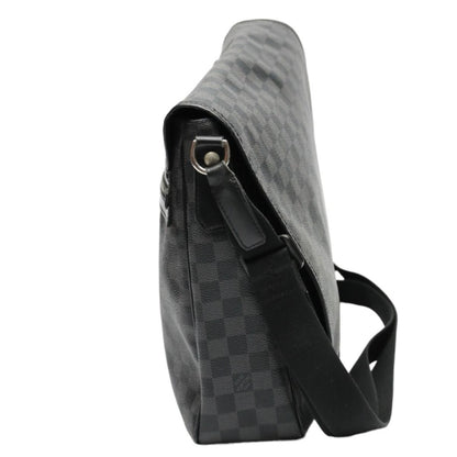 Louis Vuitton Damier Graphite Shoulder Bag Daniel GM