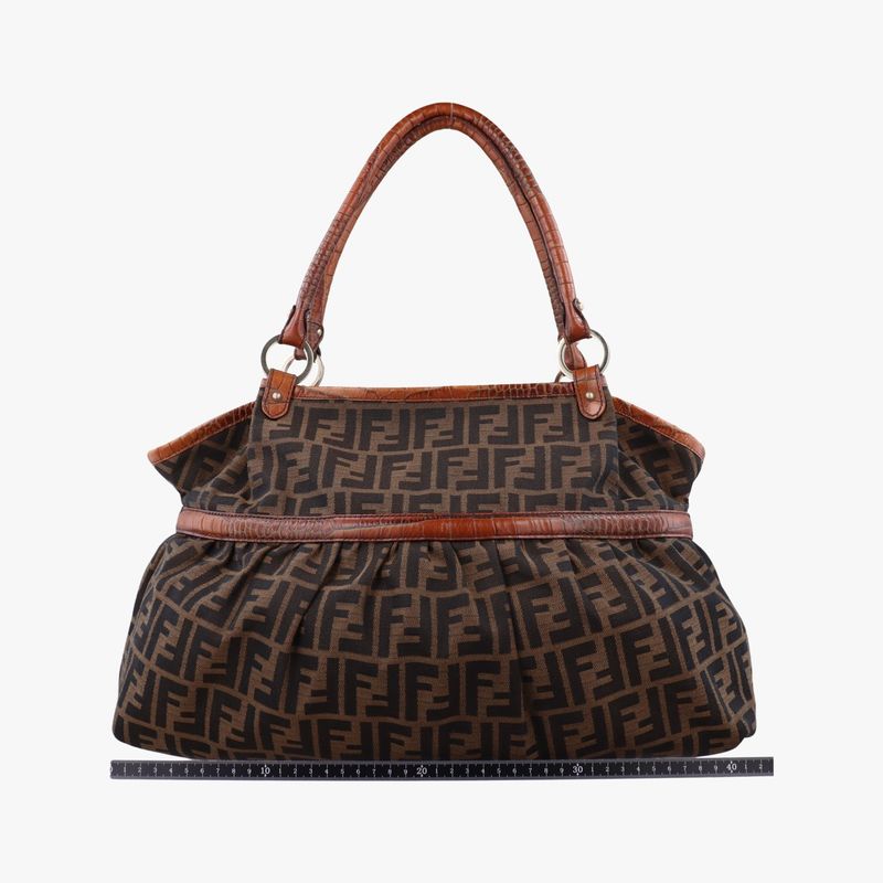 Fendi Zucca Print Brown And Multicolor Canvas 8bh1862373-8bh186-zy4-089