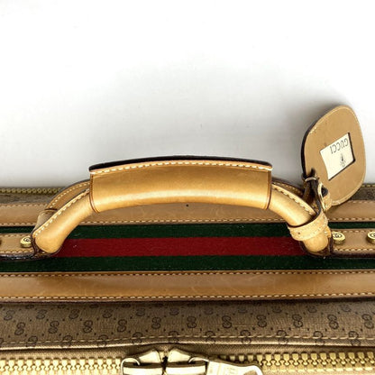 Gucci Old Gucci 011 067 0504 Micro GG Sherry Line Travel Bag Trunk Case