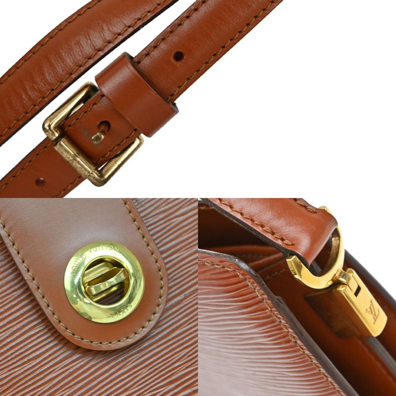 Louis Vuitton Capuchin Shoulder Bag Epi Kenya Brown 65ka782