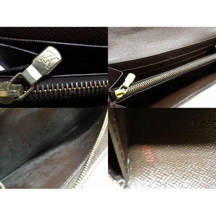 Louis Vuitton Medium Zipper Wallet Portefeuille Sarah Damier — view 5