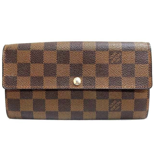 Louis Vuitton Medium Zipper Wallet Portefeuille Sarah Damier