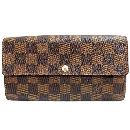 Louis Vuitton Medium Zipper Wallet Portefeuille Sarah Damier