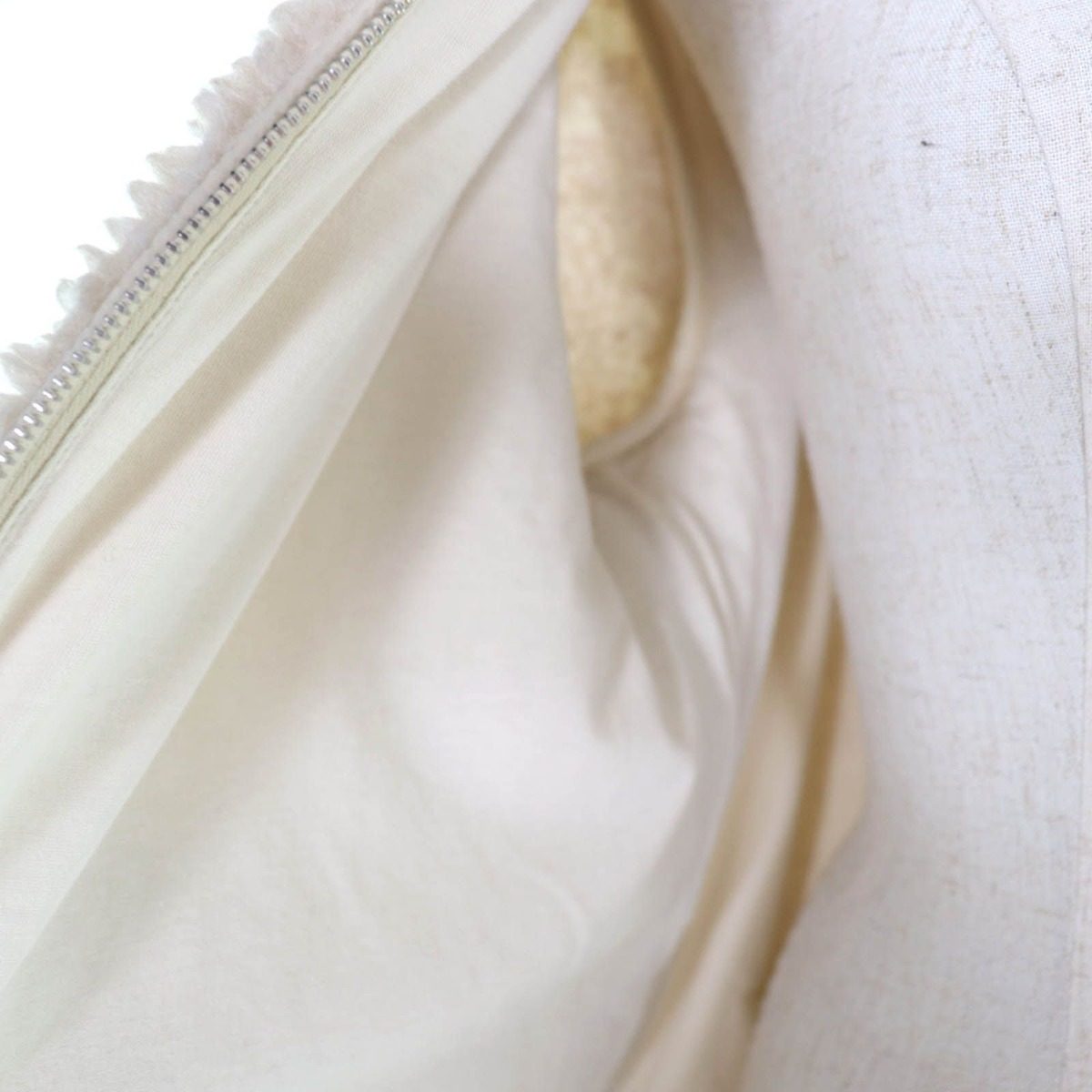 Bvlgari Moncler Logo Patch with Hood Boa Jacket Ivory — view 5