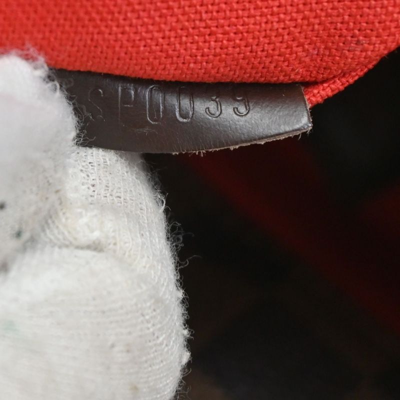 Louis Vuitton Shoulder Bag Bloomsbury PM Damier Leather Brown N42251 16kb047