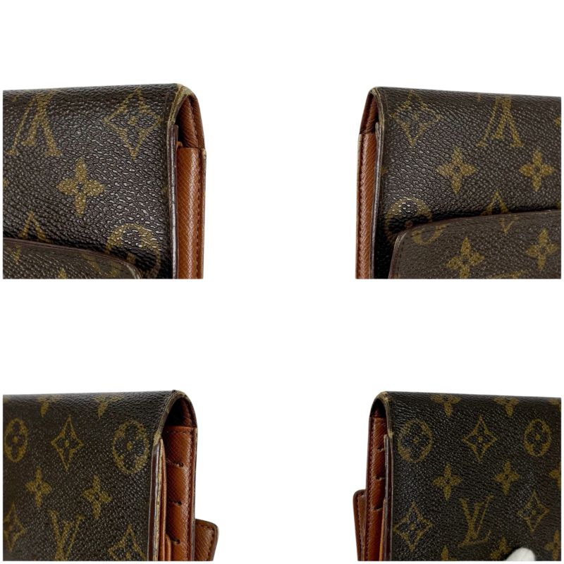 Louis Vuitton Monogram Leather Portefeuille Sarah Bifold Long Wallet