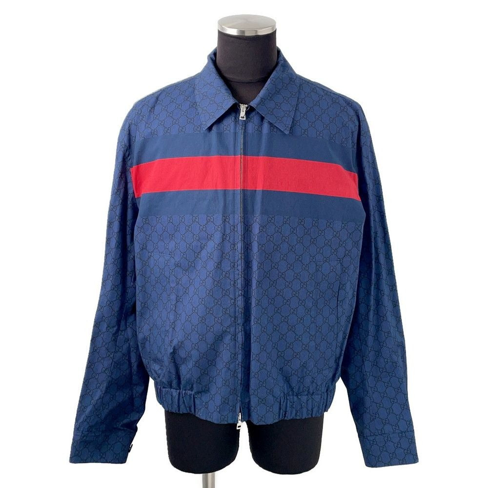 Gucci Jacket GG Cotton Web Stripe Poplin 50