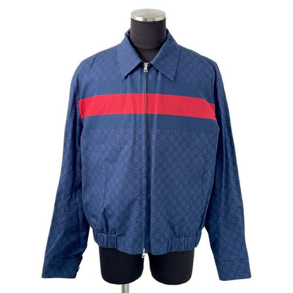 Gucci Jacket GG Cotton Web Stripe Poplin 50