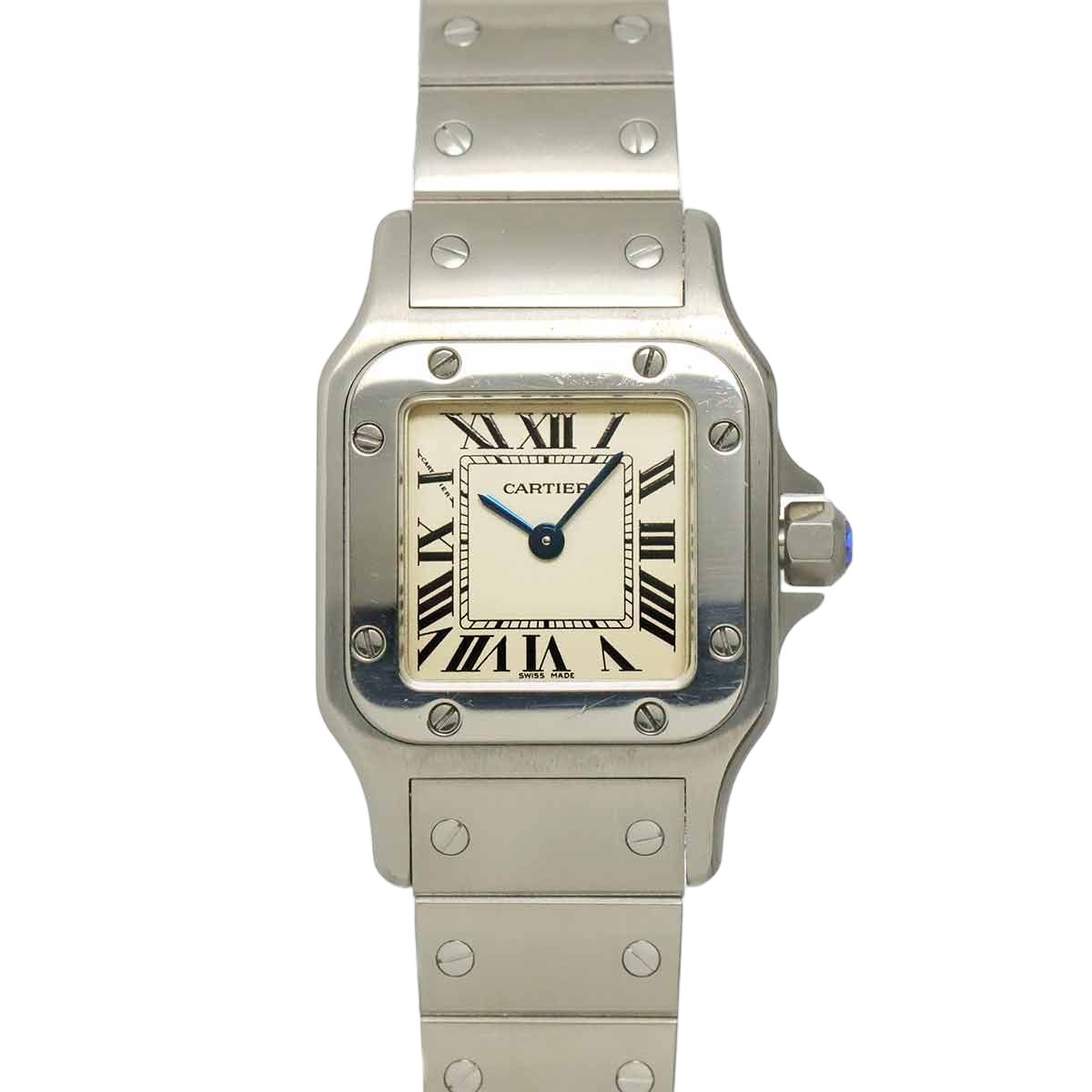 Cartier Santos Galbee SM Watch Ivory Quartz