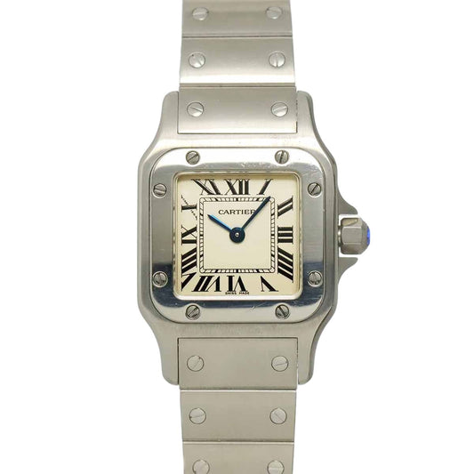 Cartier Santos Galbee SM Watch Ivory Quartz