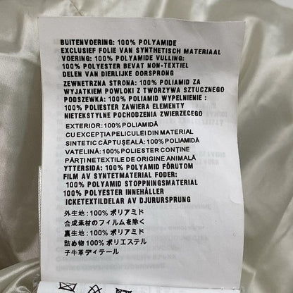 Prada Blouson Size 42 M Women's 291511 Ivory Cotton / Long Sleeve / Zip Up /