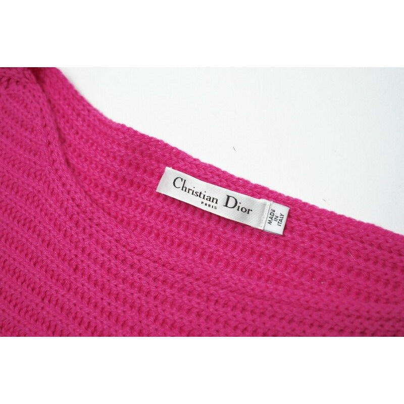 Christian Dior Sweater Size 36 40 165 84 A All Cashmere Knit Dolman — view 4