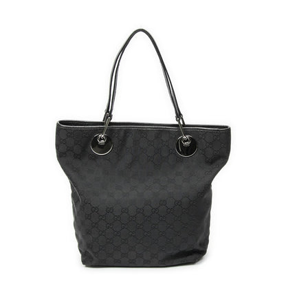 Gucci Eclipse Tote Black GG Canvas — view 5