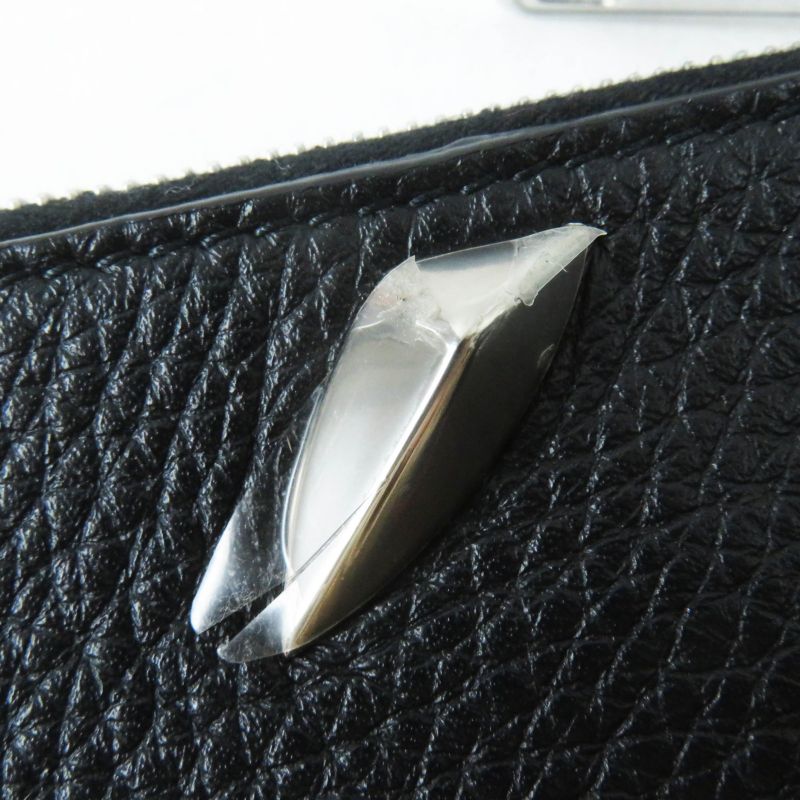 Fendi Bug's Eye Triangle Bicolor Leather Coin Case With Key Ring Yellow Black