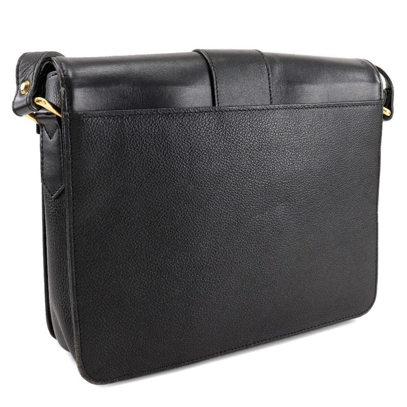 YVES Saint Laurent Yves Saint Laurent Y-stitch Calf Black Women's Shoulder Bag