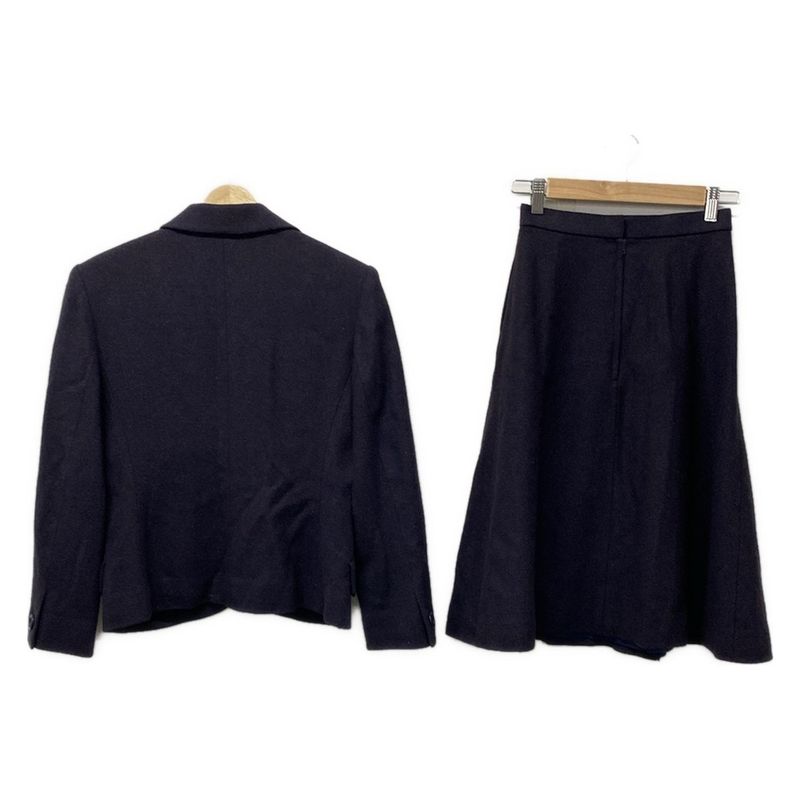 Dior/christian Dior Skirt Setup Women's Navy And Dark Brown