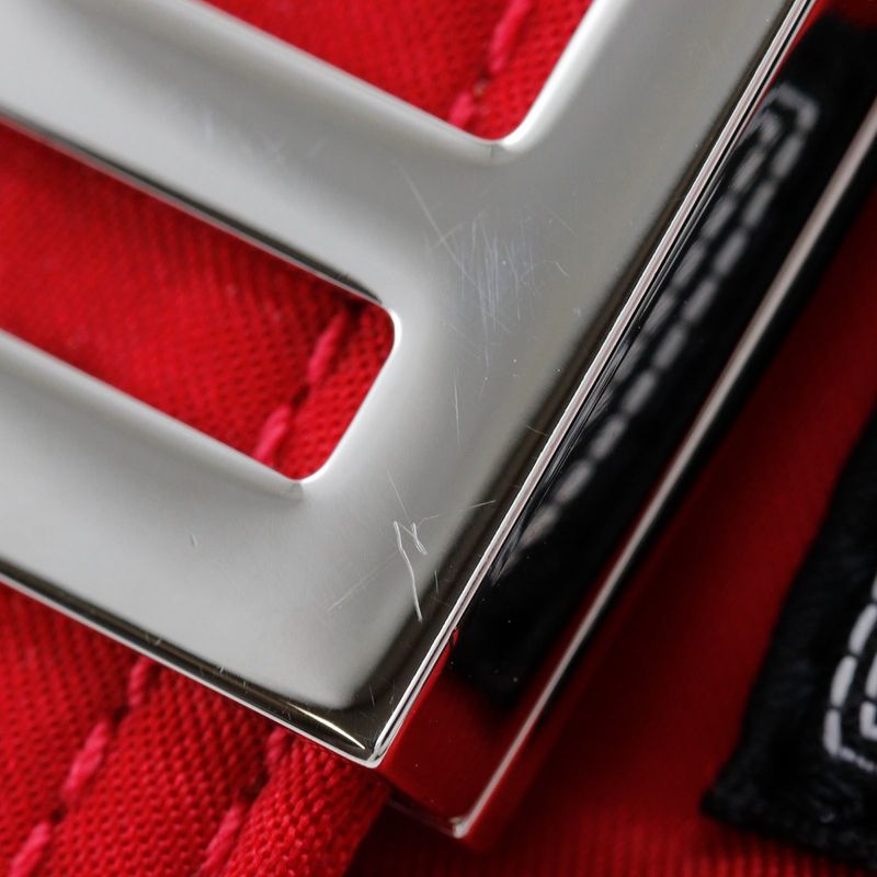 Fendi Mamma Bucket Porter Collaboration 2WAY Shoulder 7as138 Nylon Red Ladies