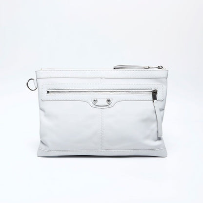Balenciaga Clutch Classic Clip M Leather
