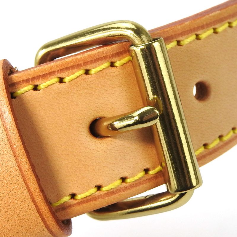 Louis Vuitton Shoulder Strap Nubuck Beige Gold Bandouliere For Hardware Keepall