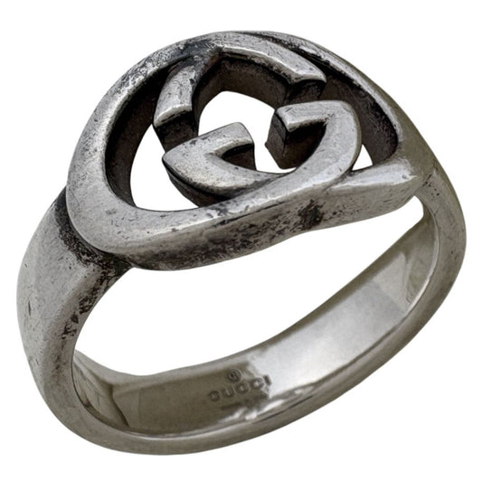 Gucci Interlocking Ring Silver