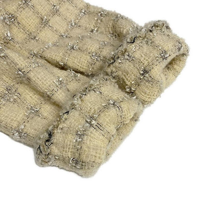 Chanel Jacket Size 36 S Women - P41853 Ivory X Black X White Wool