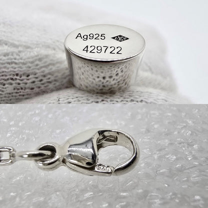 Louis Vuitton Bracelet Silver Lockit Padlock Pendant — view 7