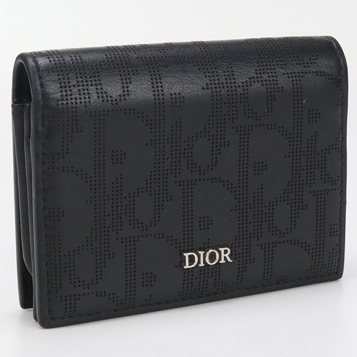 DIOR Business Card Holder Card Case Calf Men's