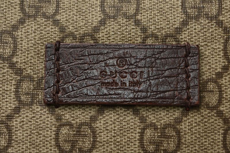 Gucci Tote Shopping Bag A4 Gucci GG Plus Leather GG Brown Beige 114595