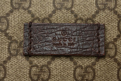 Gucci Tote Shopping Bag A4 Gucci GG Plus Leather GG Brown Beige 114595