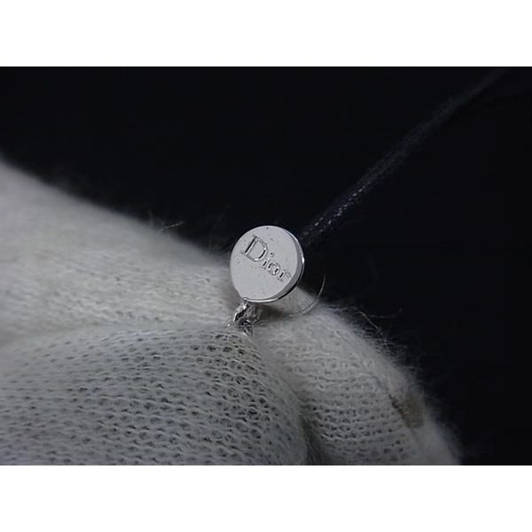 Dior Bear Key Holder Mobile Strap Charm Pink Silver — view 3