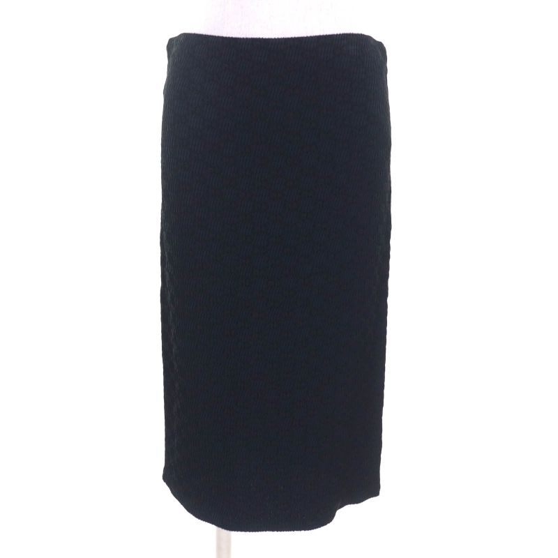Gucci 2024 771291 GG Pattern Knee Length Tight Skirt Bottoms Black 38 Made In