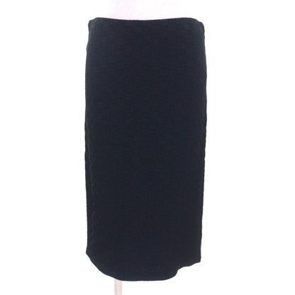 Gucci 2024 771291 GG Pattern Knee Length Tight Skirt Bottoms Black 38 Made In