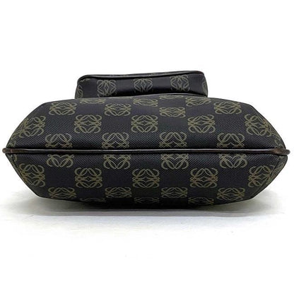 Loewe Shoulder Bag Gray Brown Anagram with Pouch