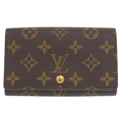 Louis Vuitton Non-stick Porte Monnaie Bier Tresor Monogram Brown Bifold