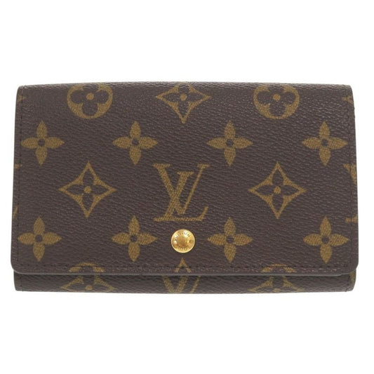 Louis Vuitton Non-stick Porte Monnaie Bier Tresor Monogram Brown Bifold