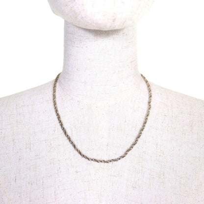 Tiffany & Co Twist 925 18k Necklace Silver Gold Weight — view 2