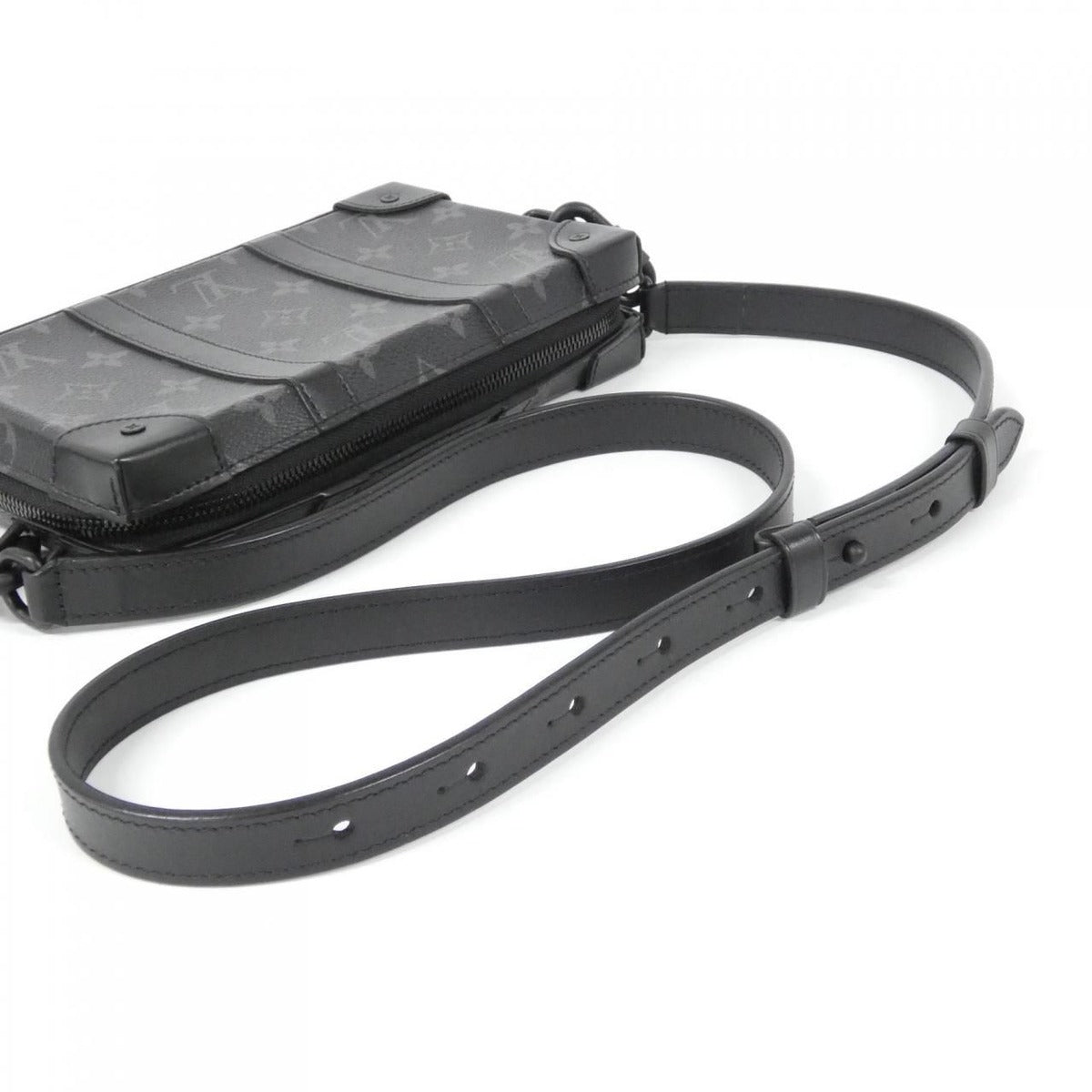 Louis Vuitton Monogram Eclipse Soft Trunk Wallet Shoulder Bag — view 6
