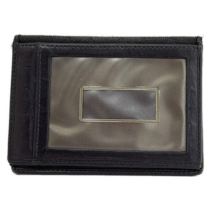 Gucci Passcase GG Pattern Metal Bar Black Leather