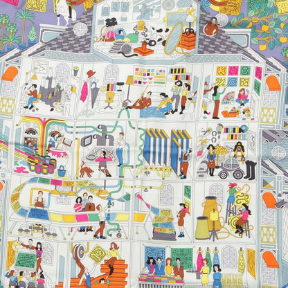 Hermes Silk Carré 90 Maison DES Carres Maison Des Carrés Scarf Multicolor