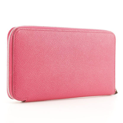 Hermes Azap Long Silk-in Vaux Epson Rose Mexico Pink A Women's Long Wallet
