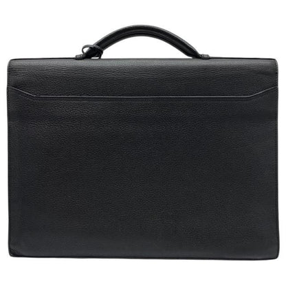 Cartier Pasha Deux Business Bag Briefcase Handbag Calfskin Black